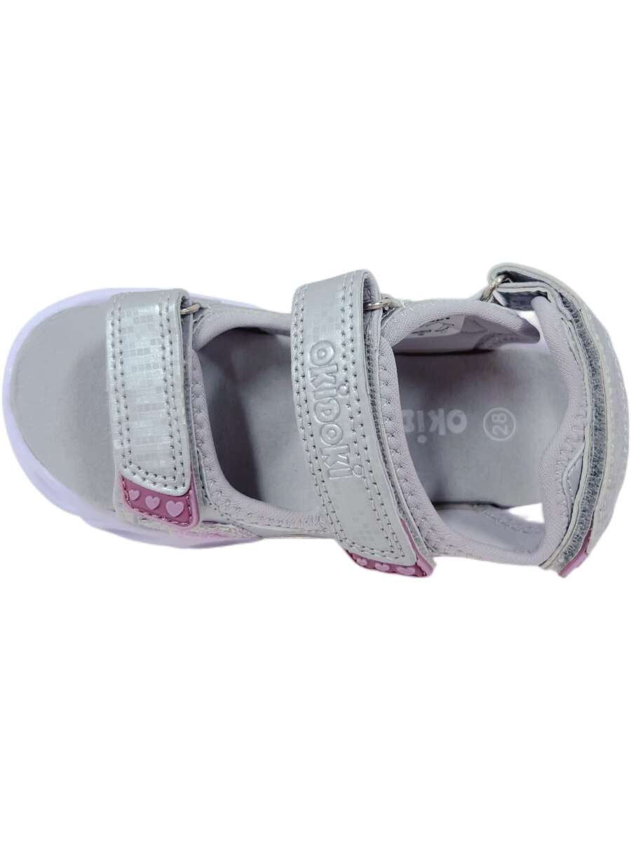 Okidoki Glitre blinkesandaler barn