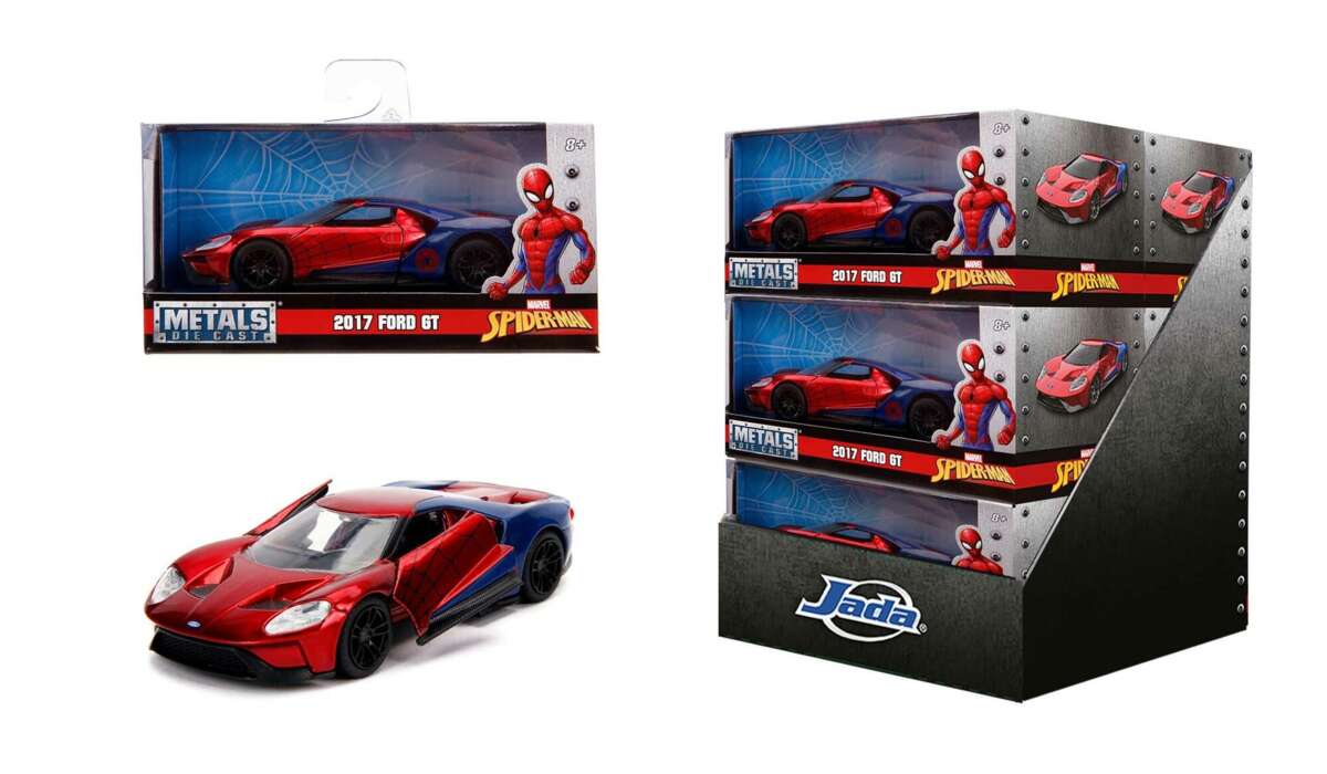 Marvel 1:32 Spider-Man 2017 Ford GT lekebil