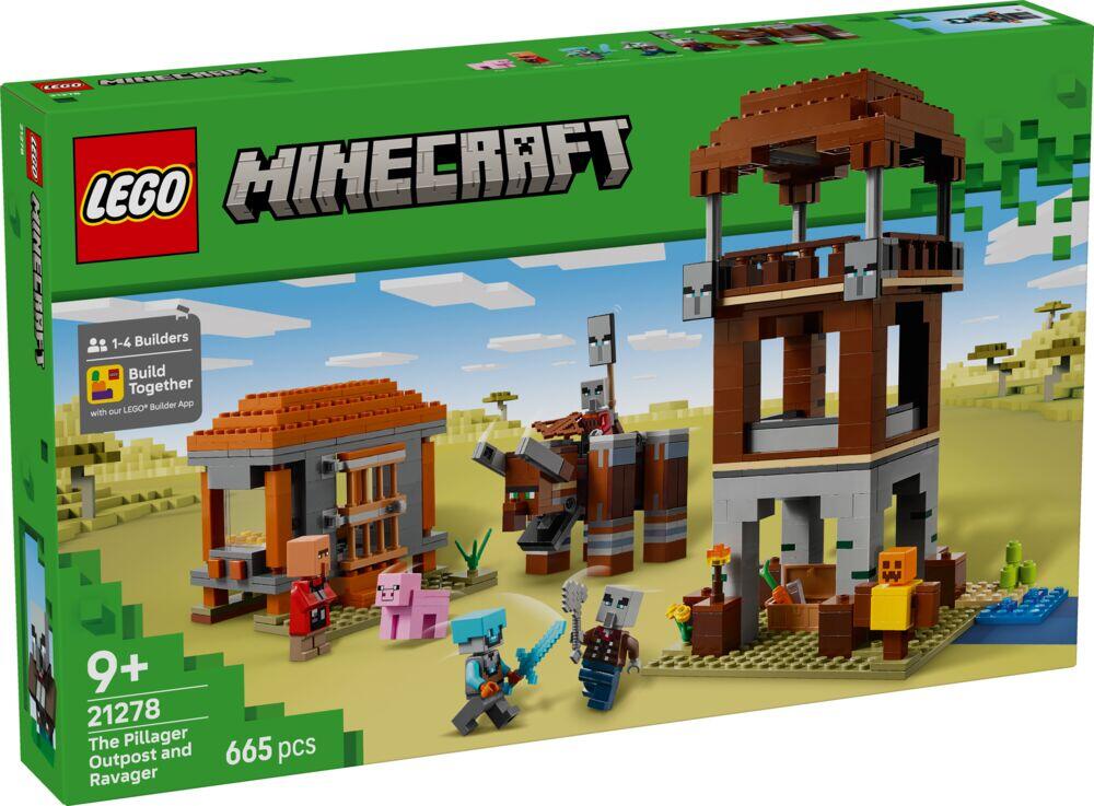 LEGO® Minecraft® Røvernes utpost og olmt beist 21278