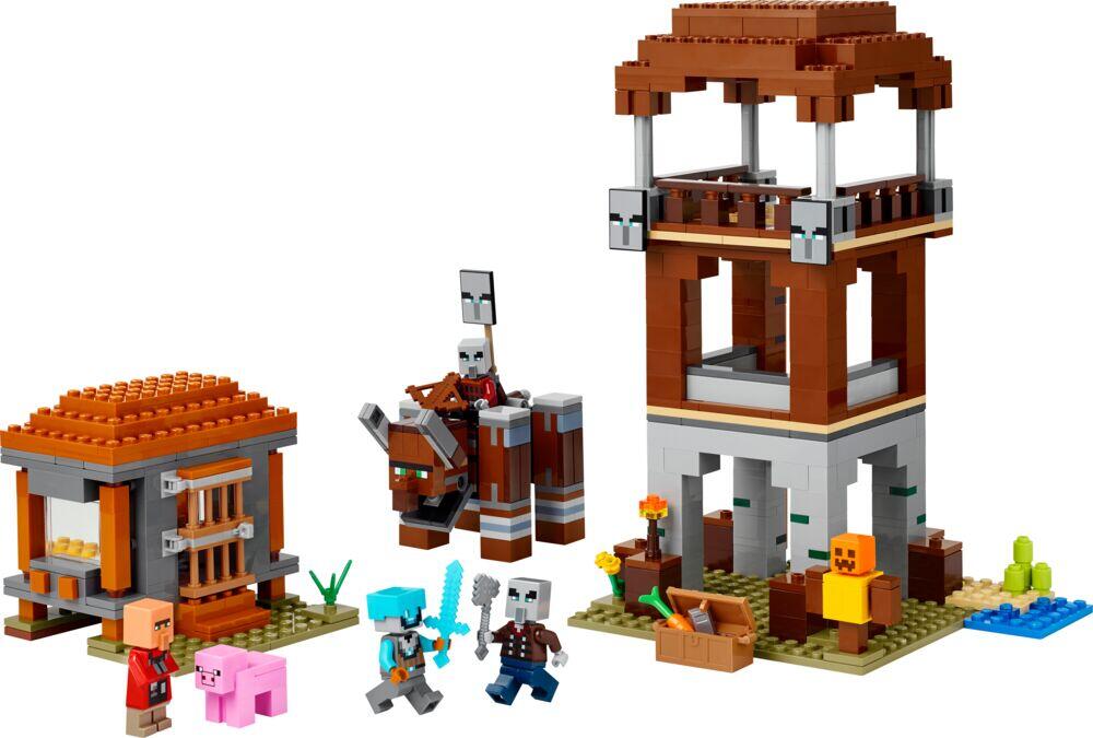 LEGO® Minecraft® Røvernes utpost og olmt beist 21278