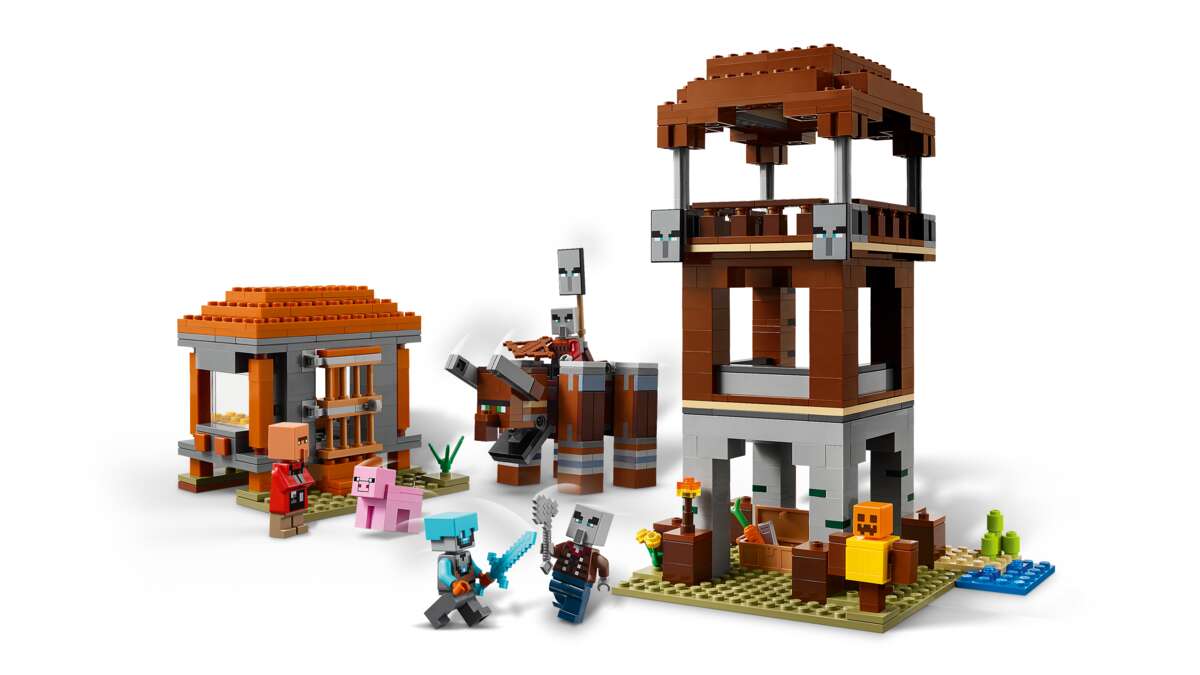 LEGO® Minecraft® Røvernes utpost og olmt beist 21278