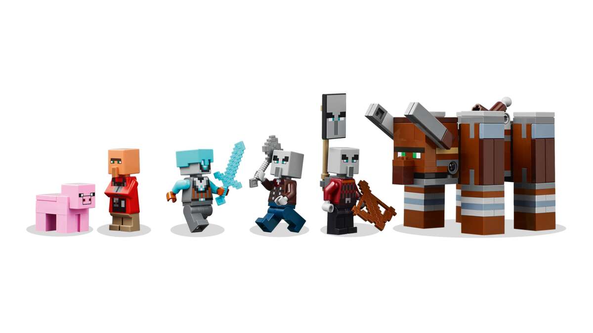 LEGO® Minecraft® Røvernes utpost og olmt beist 21278