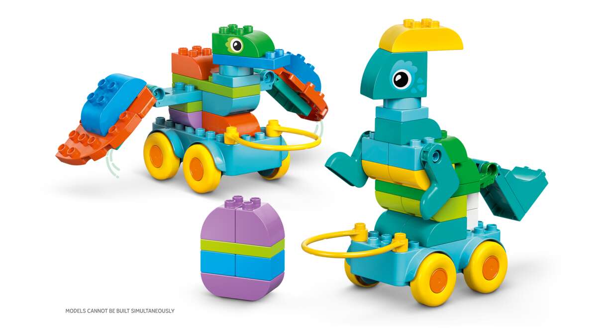 LEGO® DUPLO® Town 3-i-1 Dinosaurer på hjul 0451