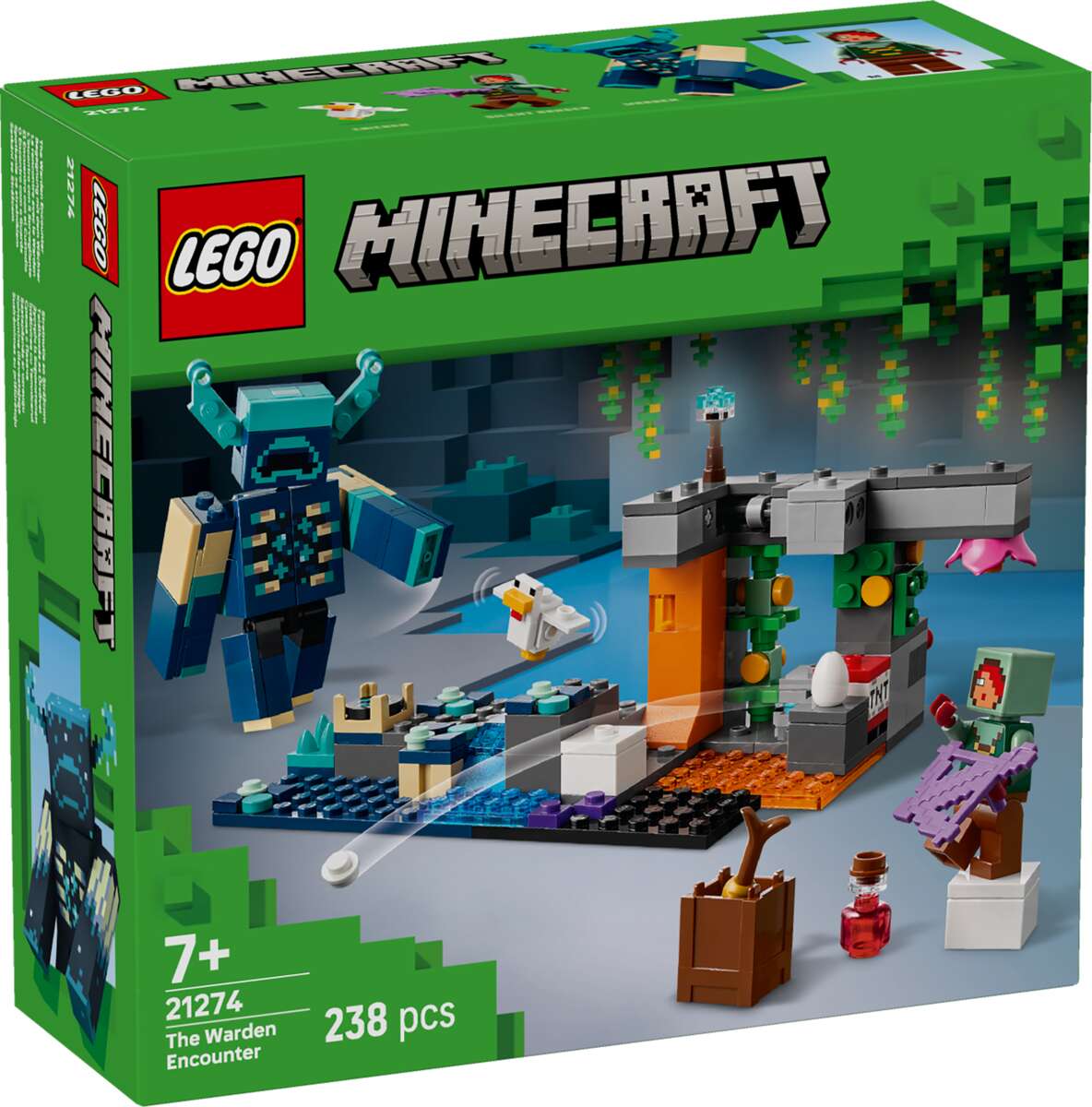 LEGO® Minecraft® Møtet med skogvokteren 21274