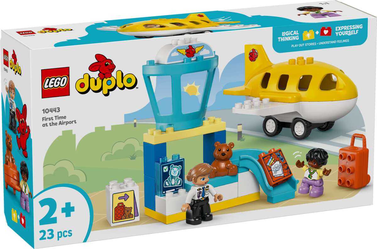 LEGO® DUPLO® Town På flyplassen for første gang 10443