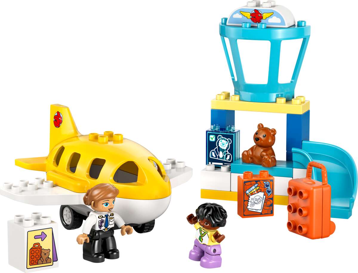 LEGO® DUPLO® Town På flyplassen for første gang 10443