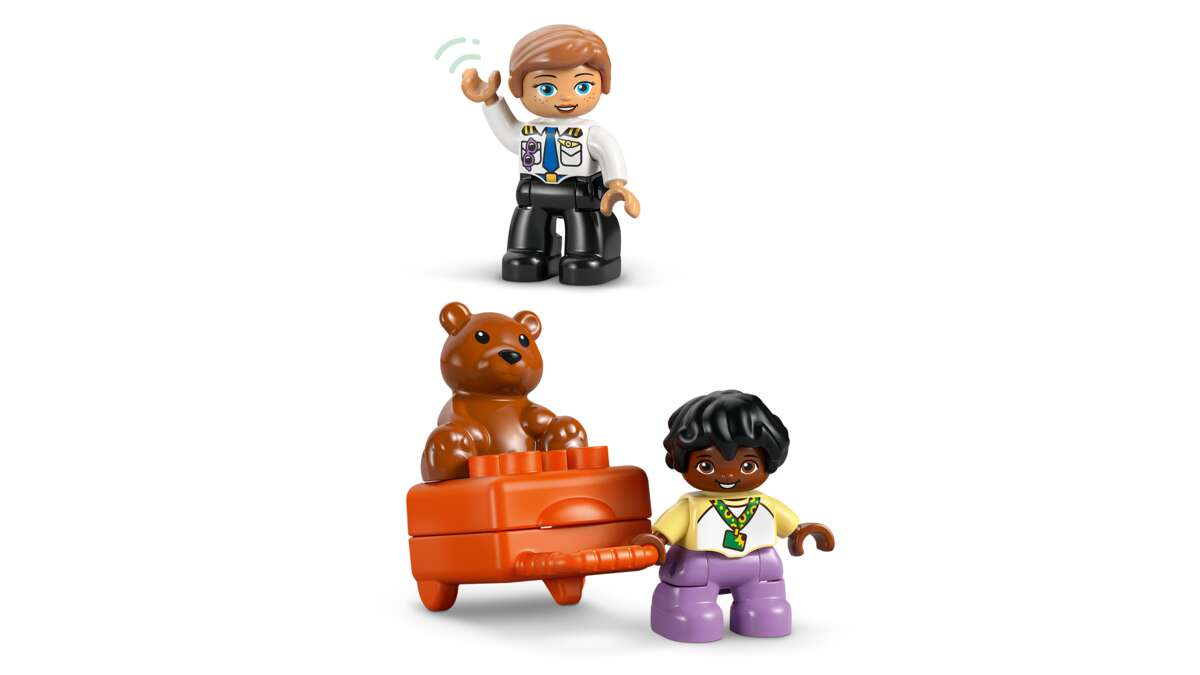 LEGO® DUPLO® Town På flyplassen for første gang 10443