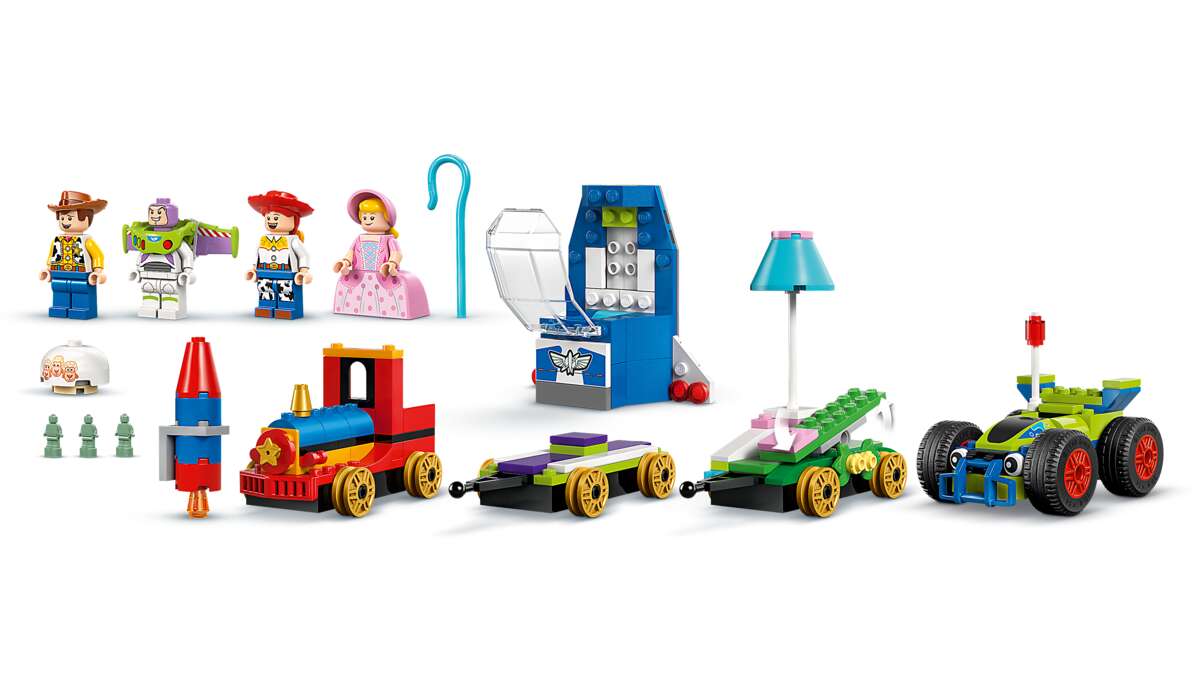 LEGO® ǀ Disney og Pixars Festtog og fjernstyrt bil fra Toy Story 43264