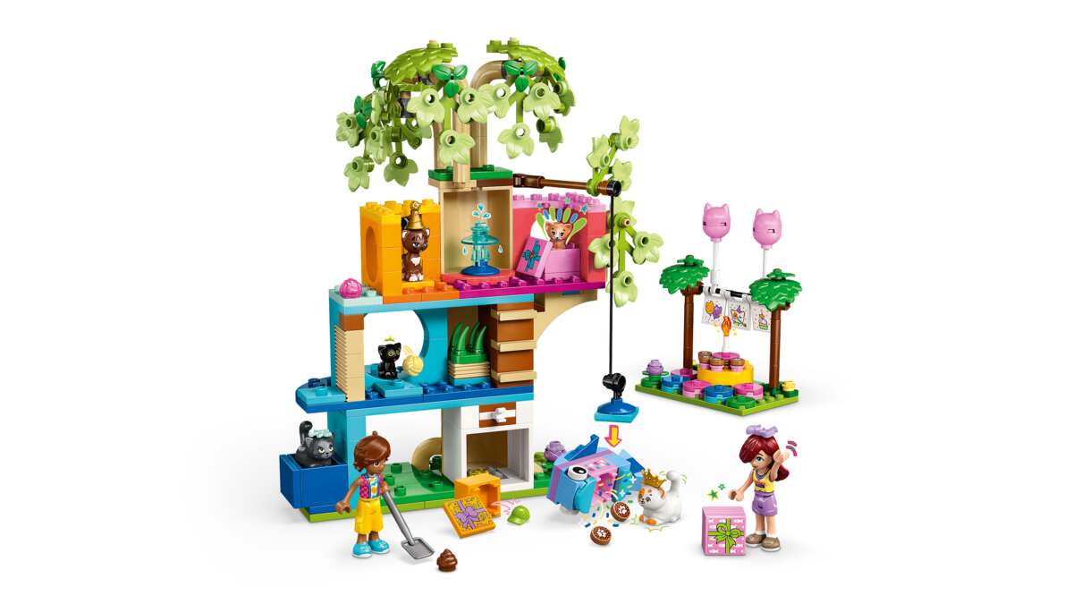 LEGO® Friends Kattens bursdagsfest og leketre 42666