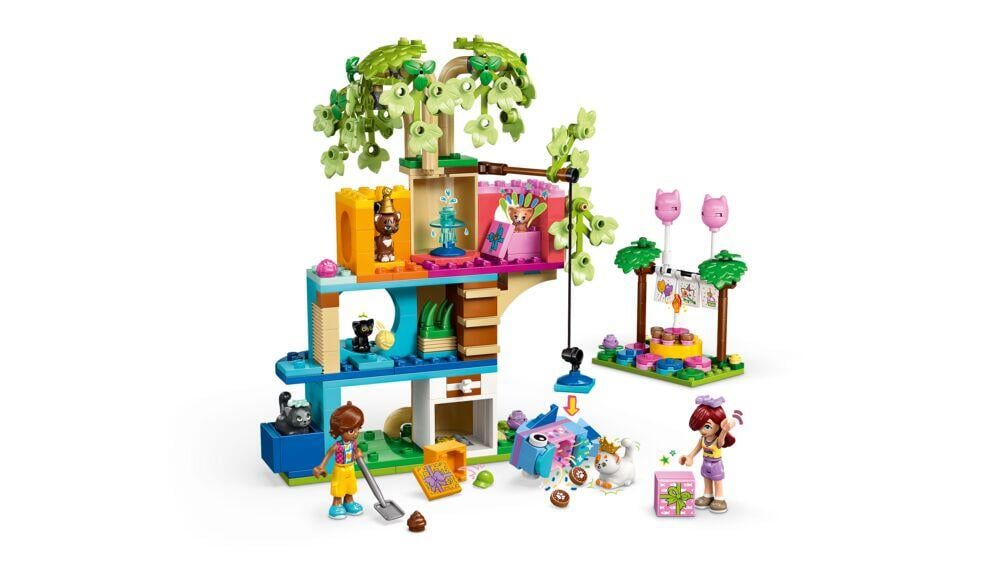 LEGO® Friends Kattens bursdagsfest og leketre 42666