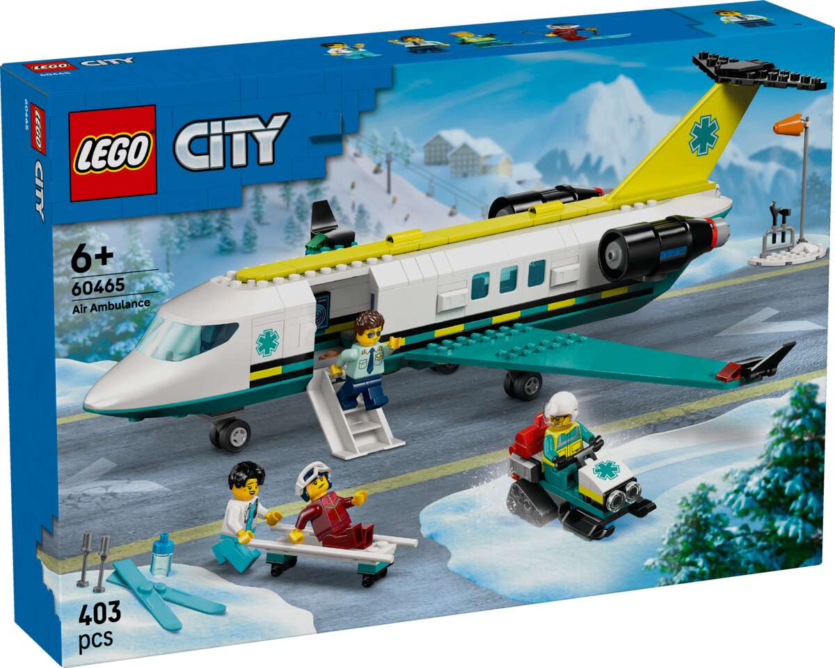 LEGO® City Redningsmannskap ambulansefly og fly 60465
