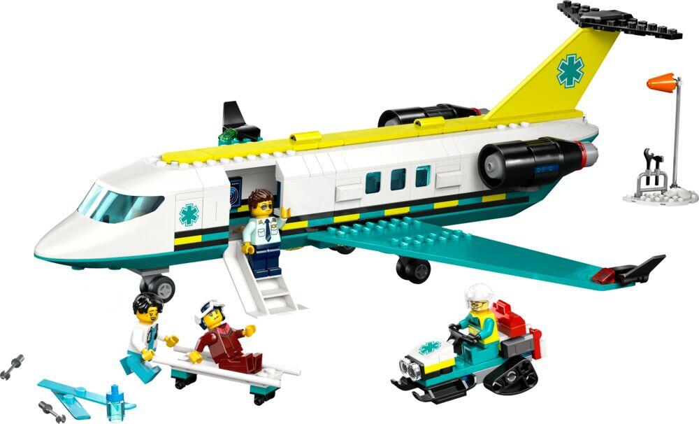 LEGO® City Redningsmannskap ambulansefly og fly 60465