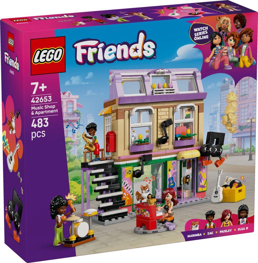 LEGO® Friends Musikkbutikk og leilighet 42653