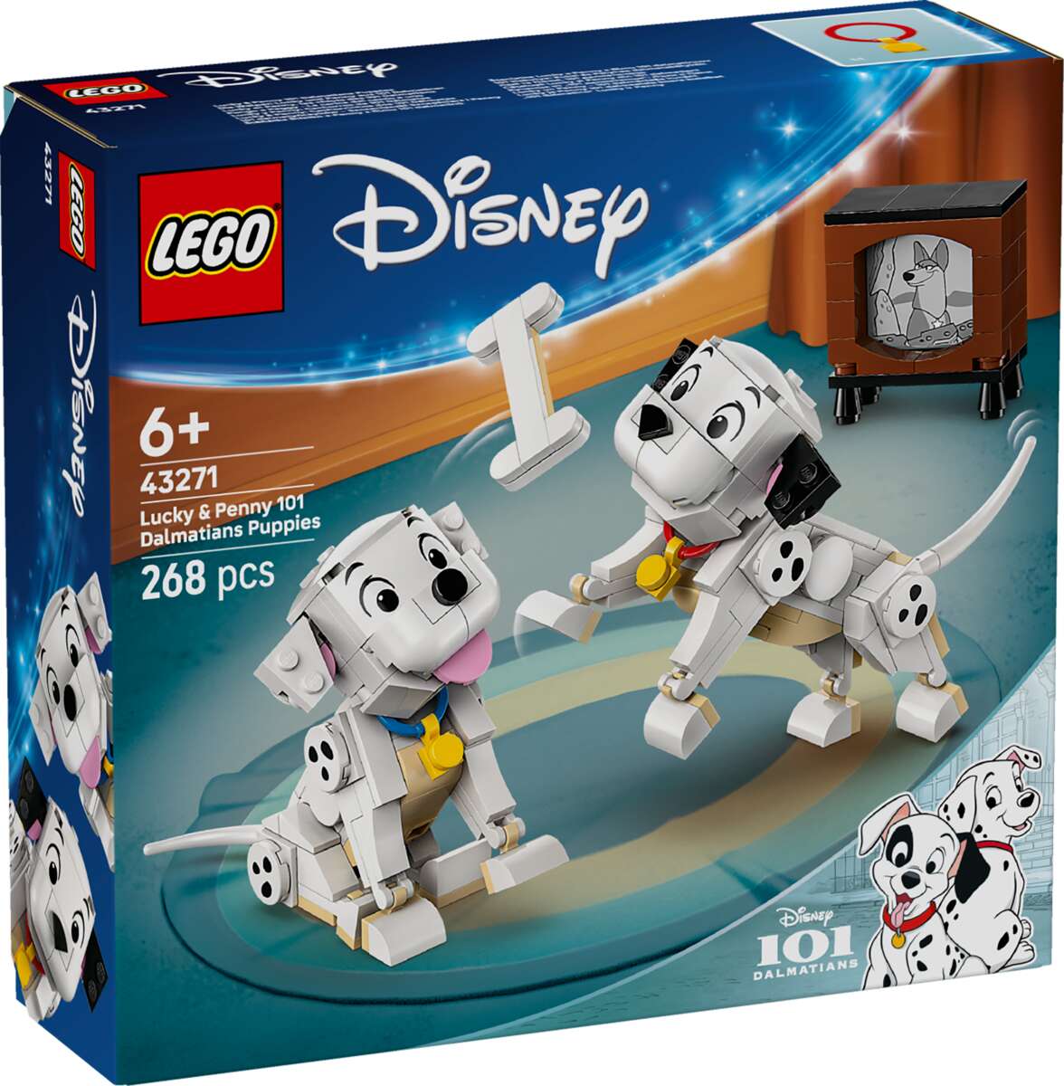 LEGO® ǀ Disney Lucky og Penny fra 101 dalmatinere Valper 43271