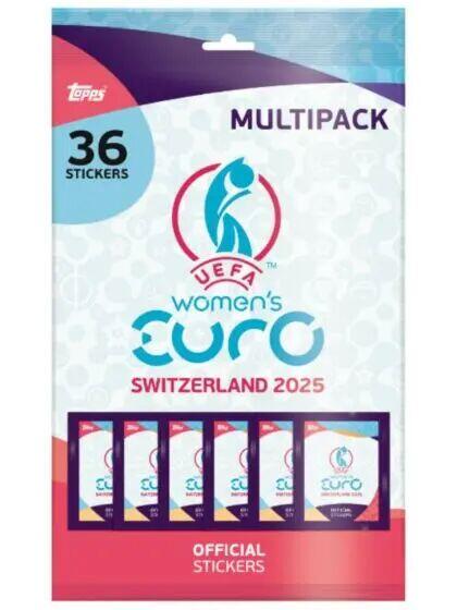 Topps UEFA Women's Euro 2025 Multipack klistremerker