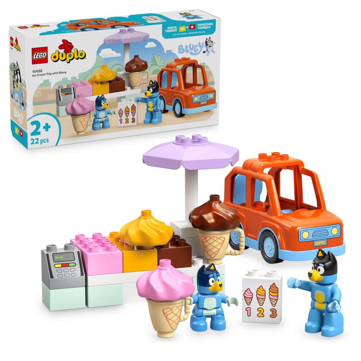 LEGO® DUPLO® På iskremtur med Bluey 10458