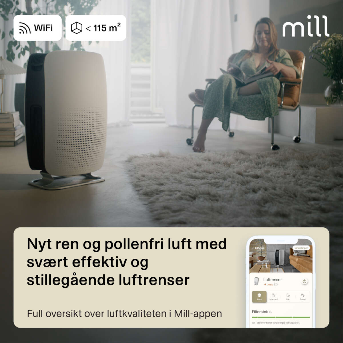 Mill Silent Pro luftrenser