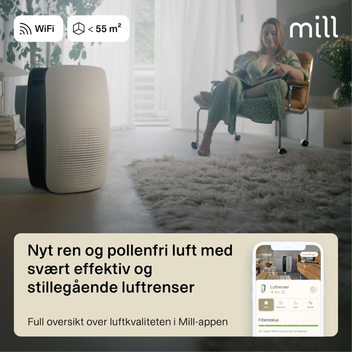 Mill Silent Pro Compact luftrenser