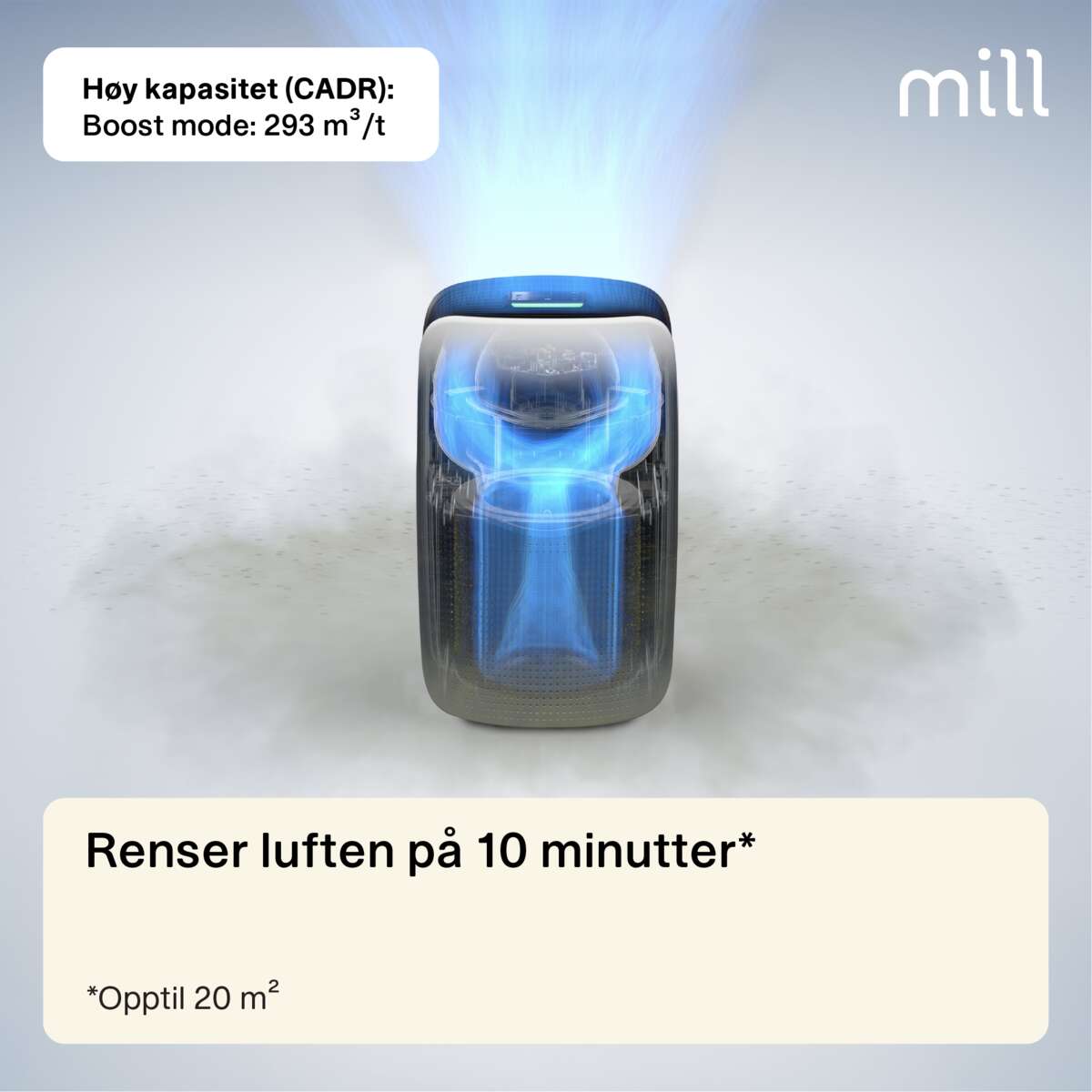 Mill Silent Pro Compact luftrenser