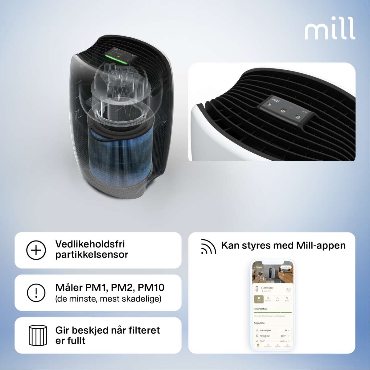 Mill Silent Pro Compact luftrenser
