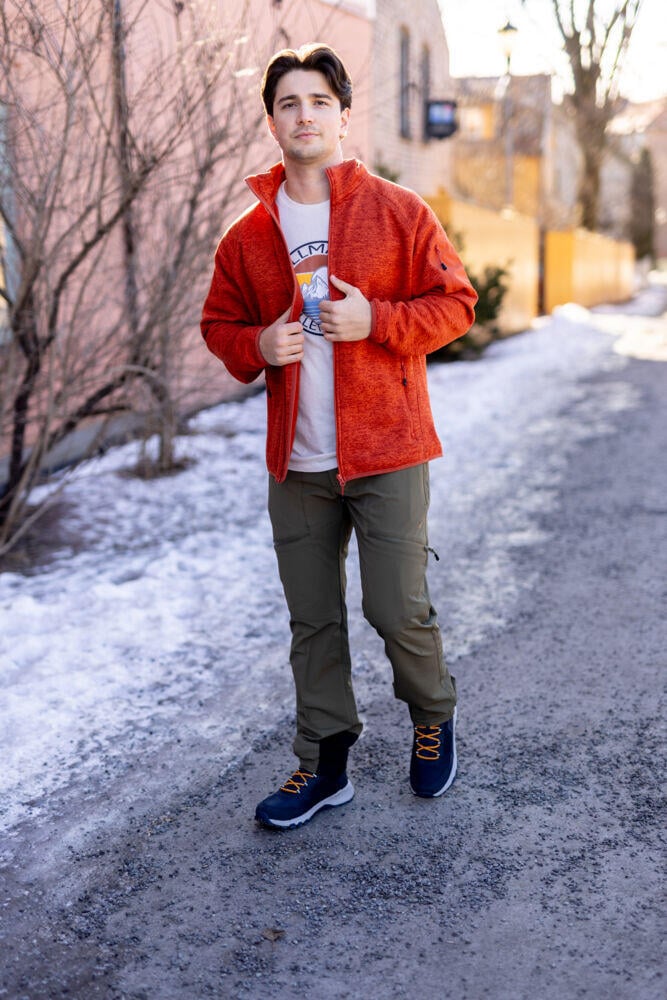 Northpeak Strandafjell fleecejakke herre