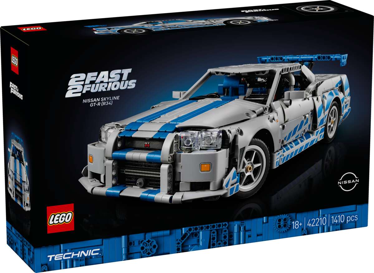 LEGO® Technic™ 2 Fast 2 Furious Nissan Skyline GT-R (R34)-bil 42210