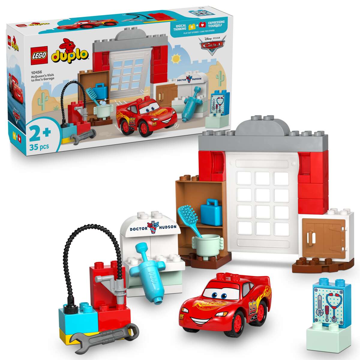 LEGO® DUPLO® │ Disney og Pixars Biler: McQueen besøker Docs verksted 10456