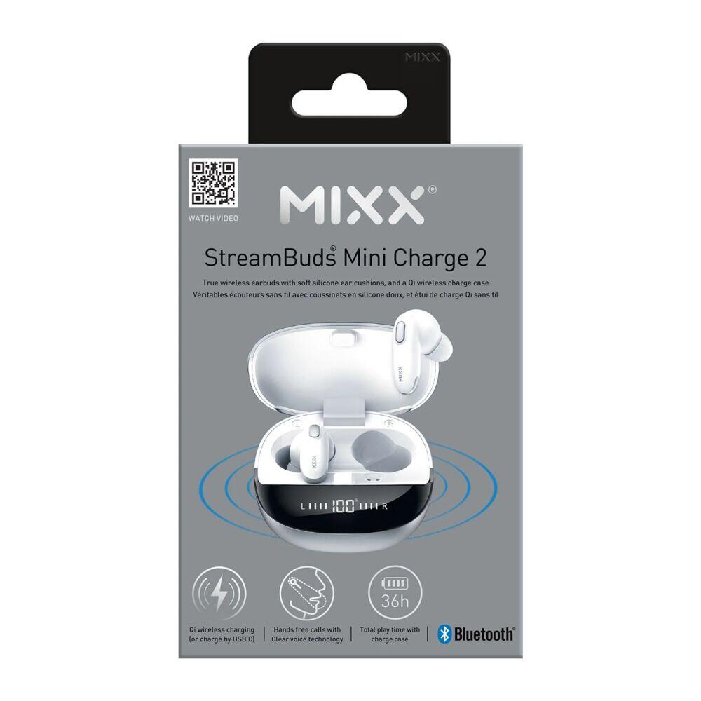 MIXX Mini Charge 2 In-Ear Tws Qi ørepropper