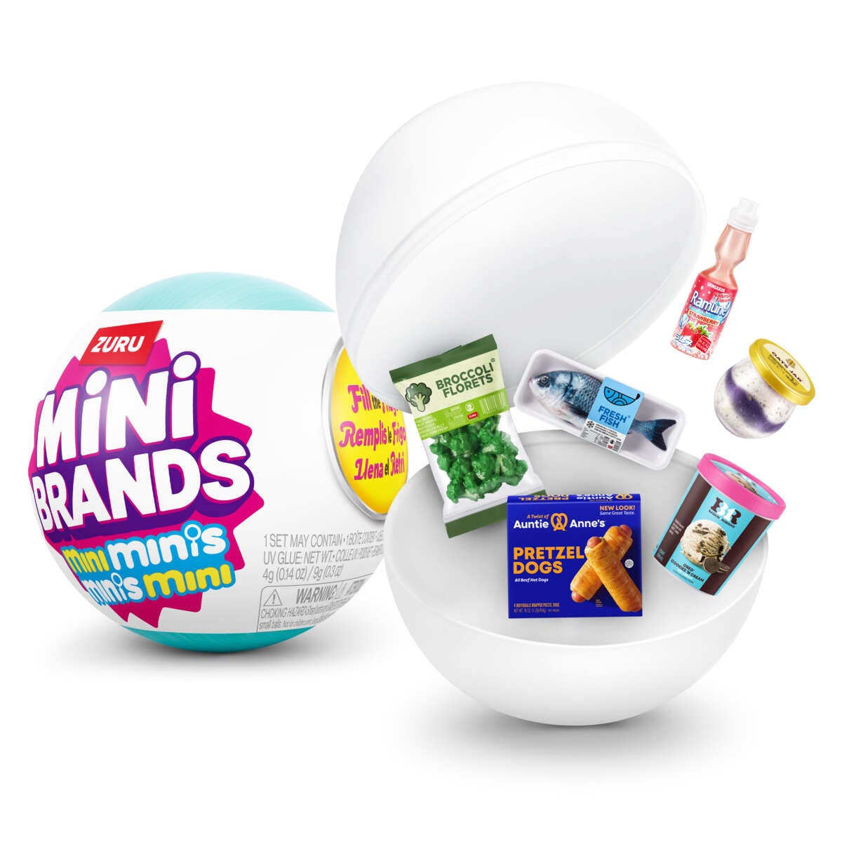 5 Surprise Mini Brands fill the fridge S1