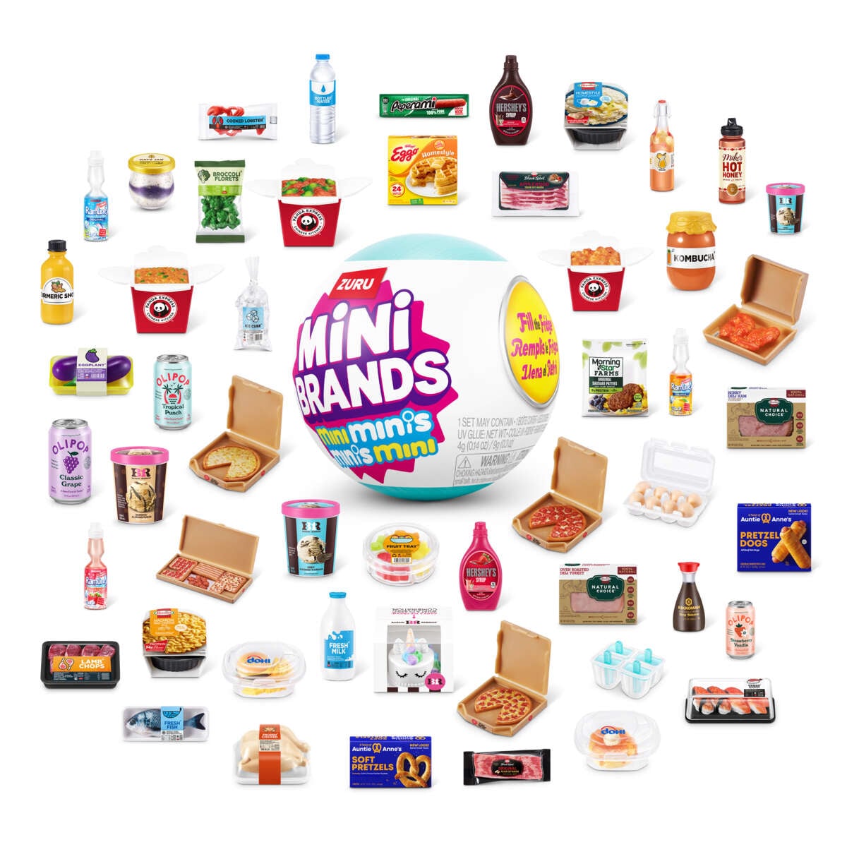 5 Surprise Mini Brands fill the fridge S1
