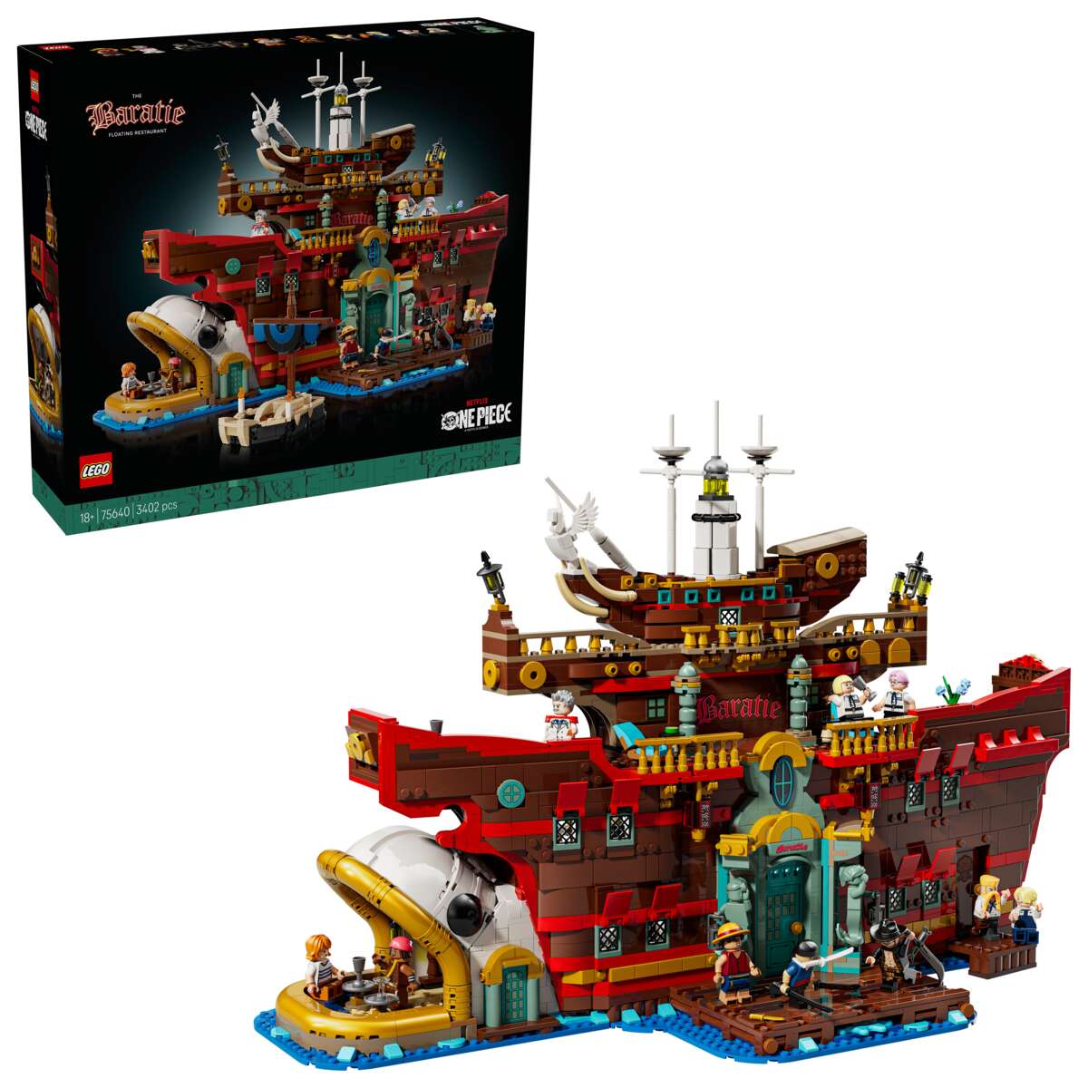 LEGO® ONE PIECE Baratie, den flytende restauranten 75640