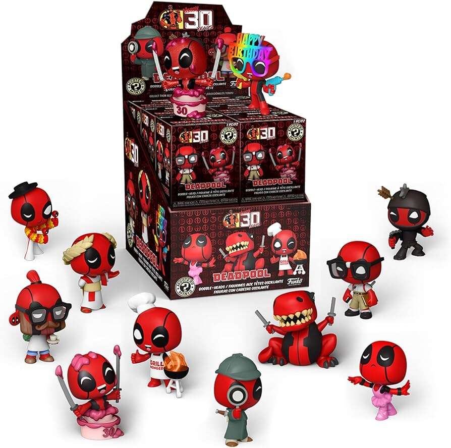 Funko! Mystery Minis Deadpool overraskelsesfigur