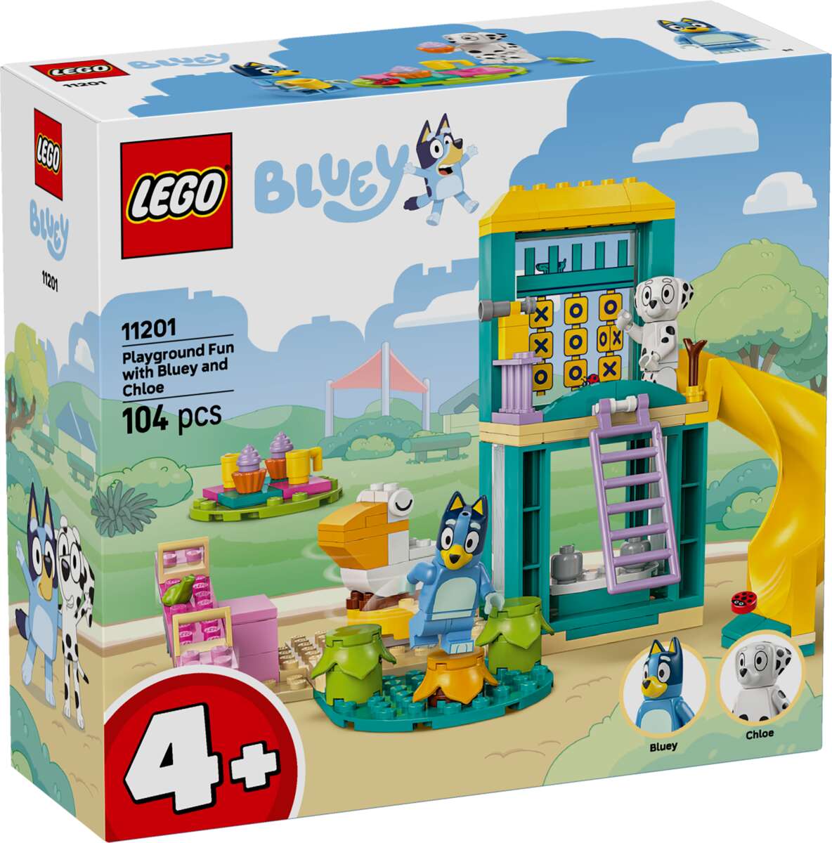LEGO® Bluey: Moro på lekeplassen med Bluey og Chloe 11201