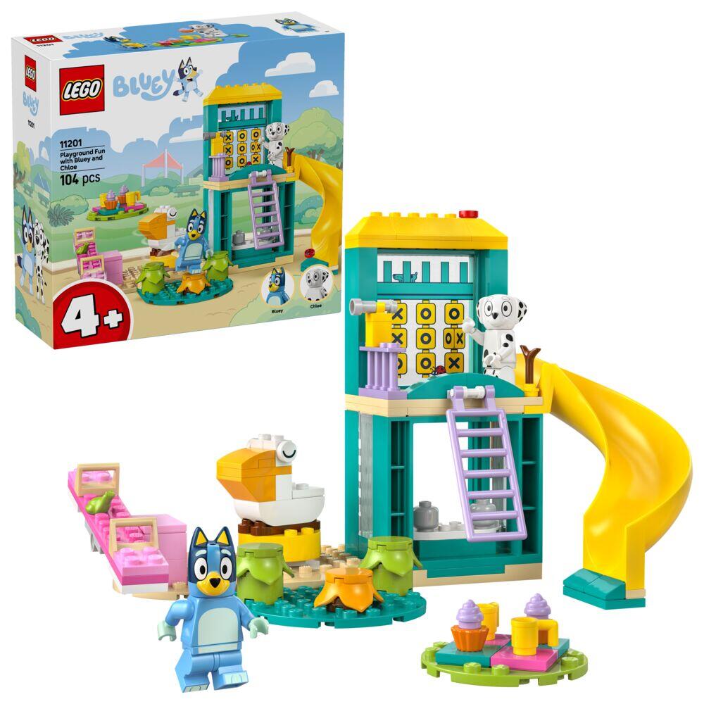 LEGO® Bluey: Moro på lekeplassen med Bluey og Chloe 11201