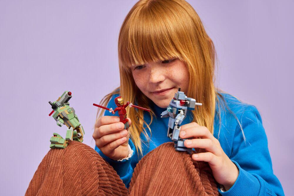 LEGO® ǀ Marvel Iron Man og War Machine mot Hammer-droner 76320