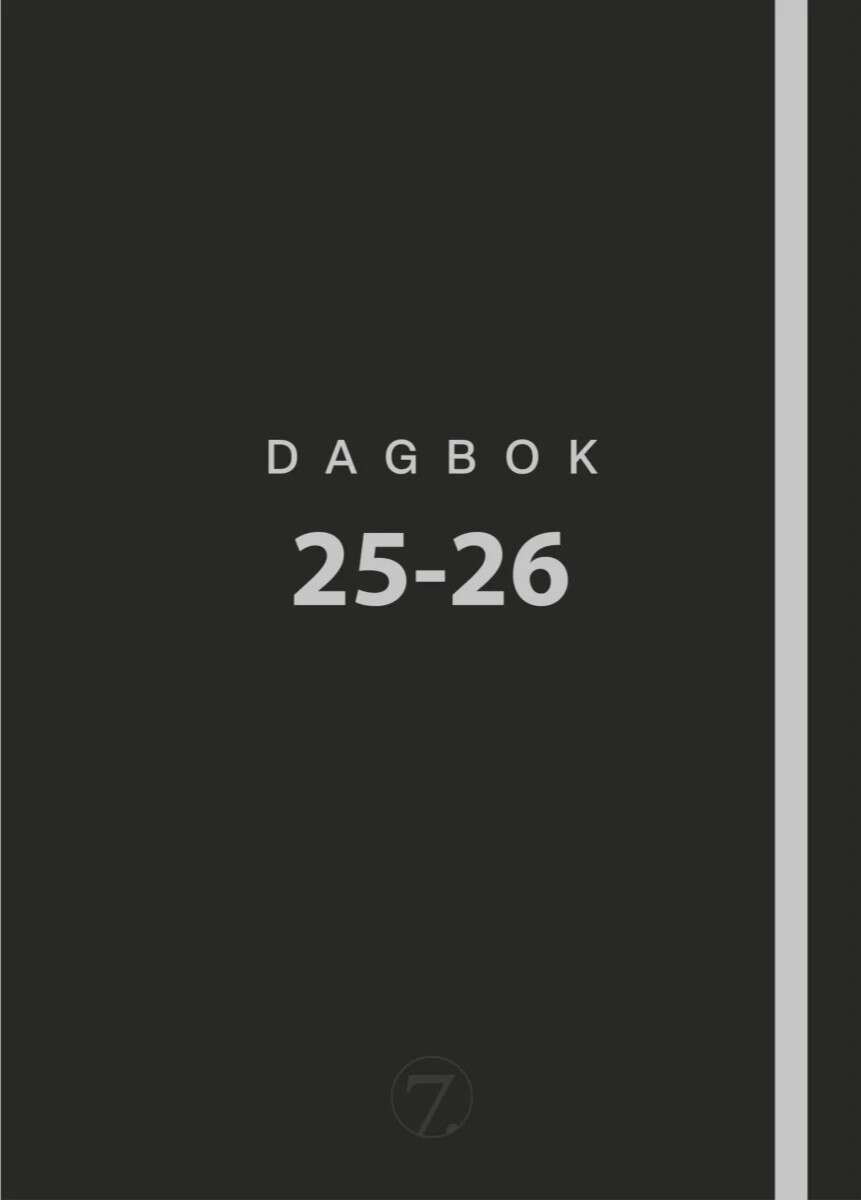 7.SANS: Studentdagbok, A5, sort