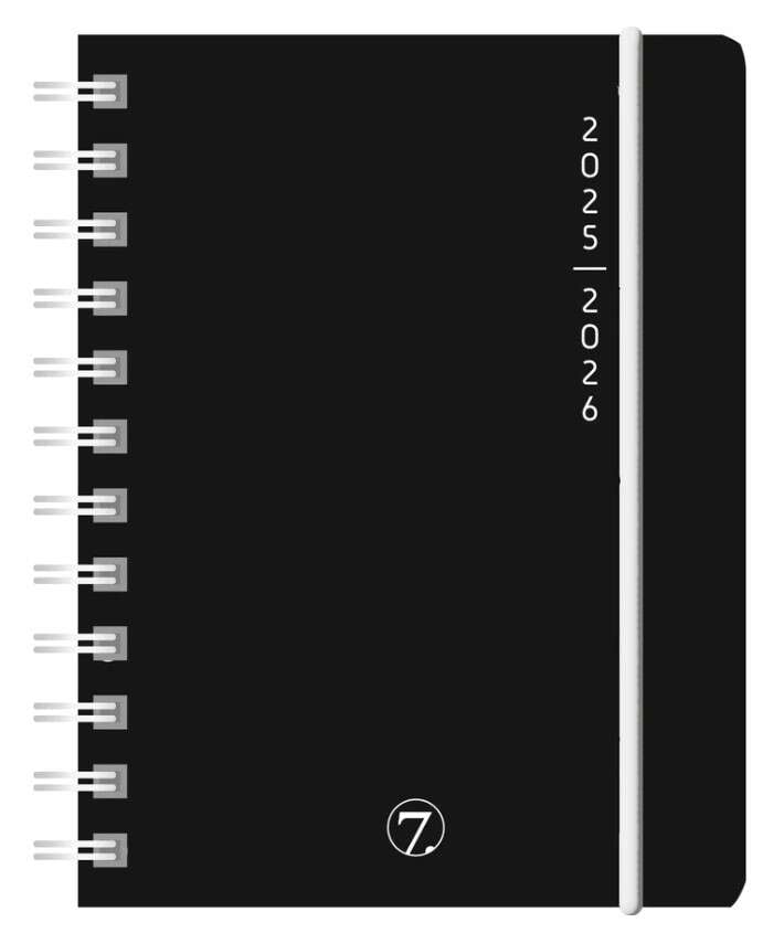 7.SANS: Dagsplan, A6, sort