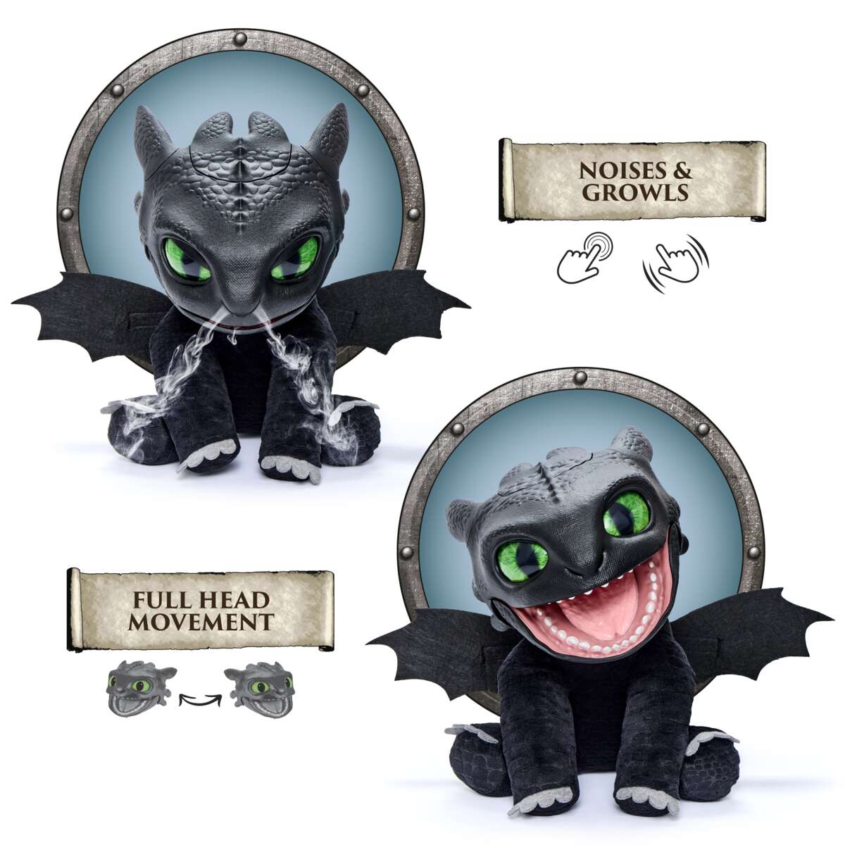 How to train your dragon Toothless plysjfigur