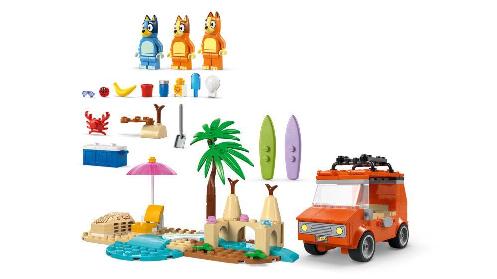 LEGO® Bluey: Bluey og familiens biltur til stranden 11202