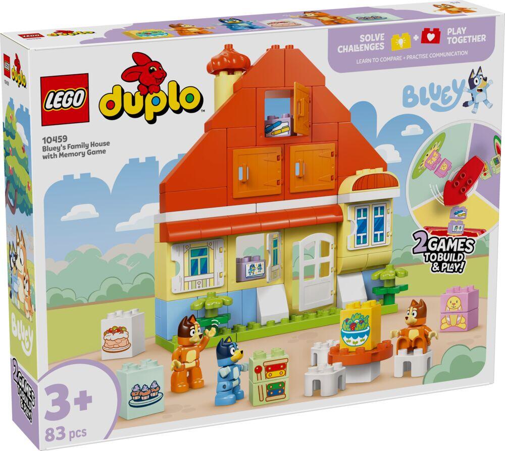 LEGO® DUPLO® Blueys hus med huskespill 10459