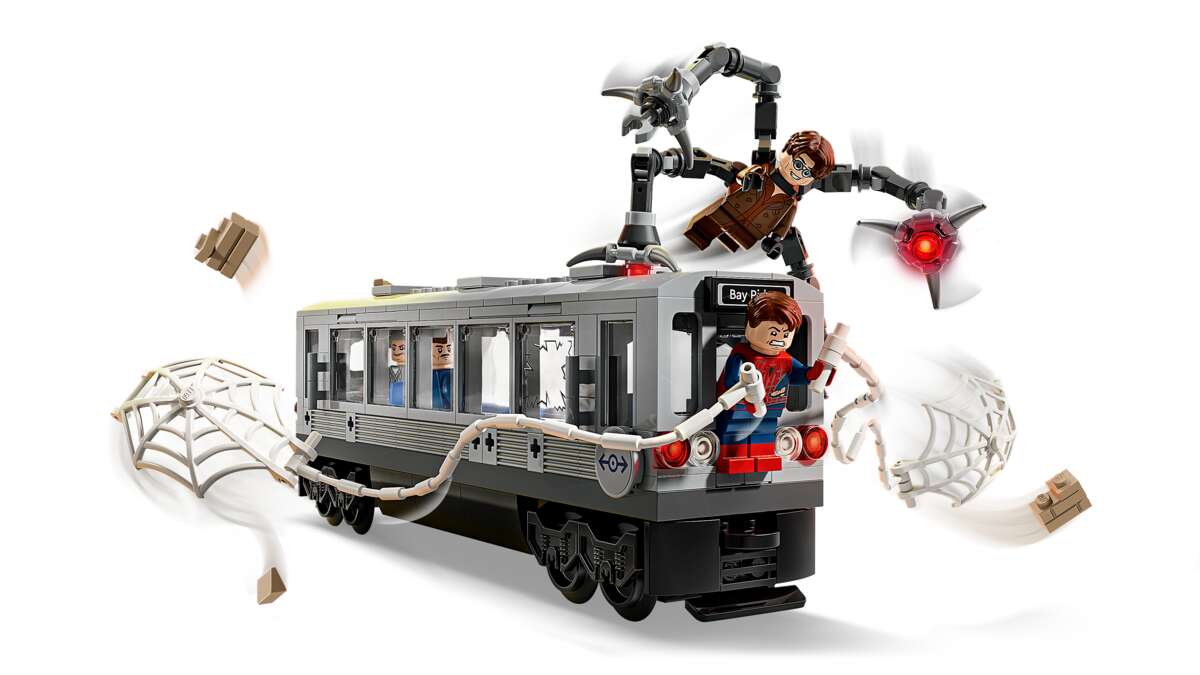 LEGO® ǀ Marvel Spider-Man mot Doc Ock: T-banescenen 76321