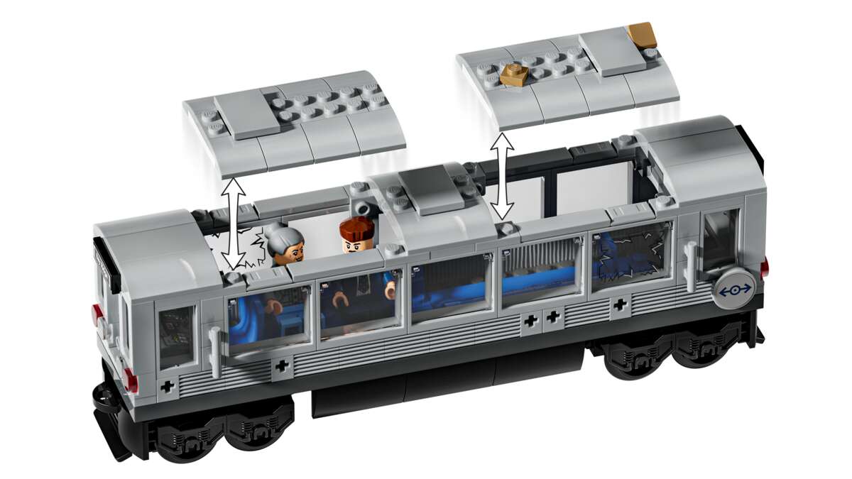 LEGO® ǀ Marvel Spider-Man mot Doc Ock: T-banescenen 76321