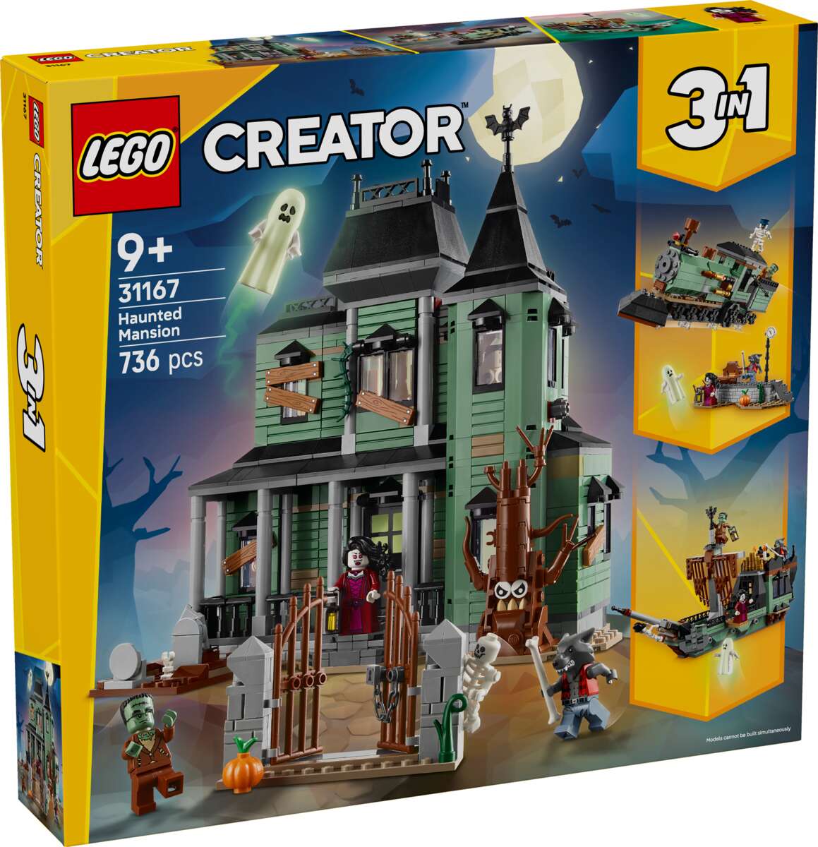 LEGO® Creator 3-i-1 Hjemsøkt hus 31167