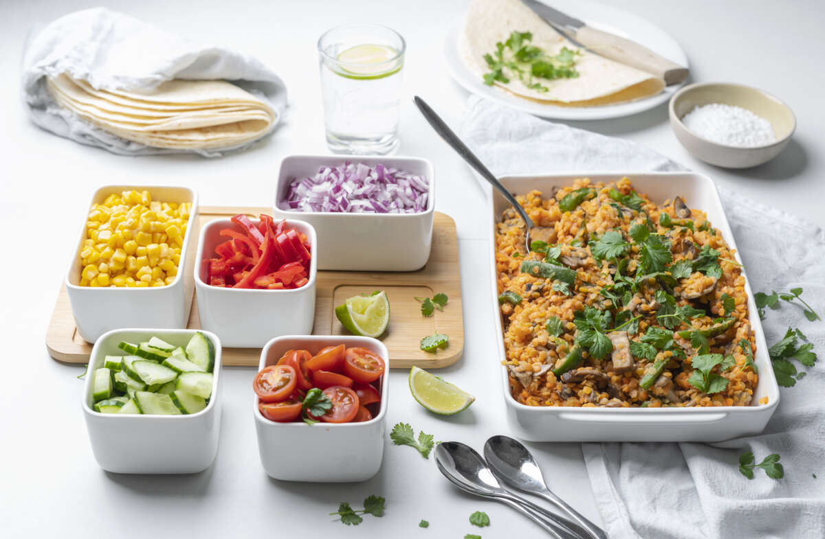 Porsgrund Sense tacosett 7 deler