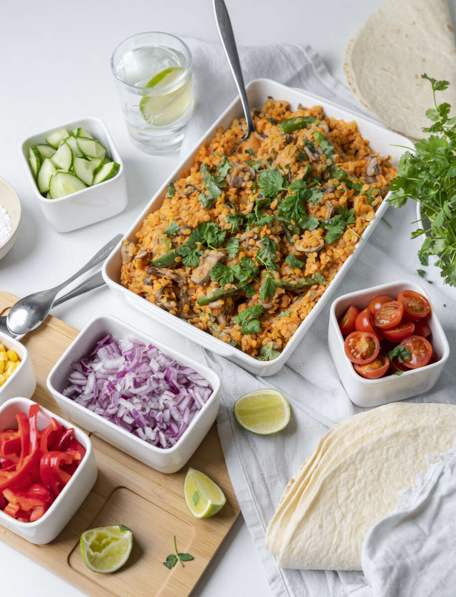 Porsgrund Sense tacosett 7 deler