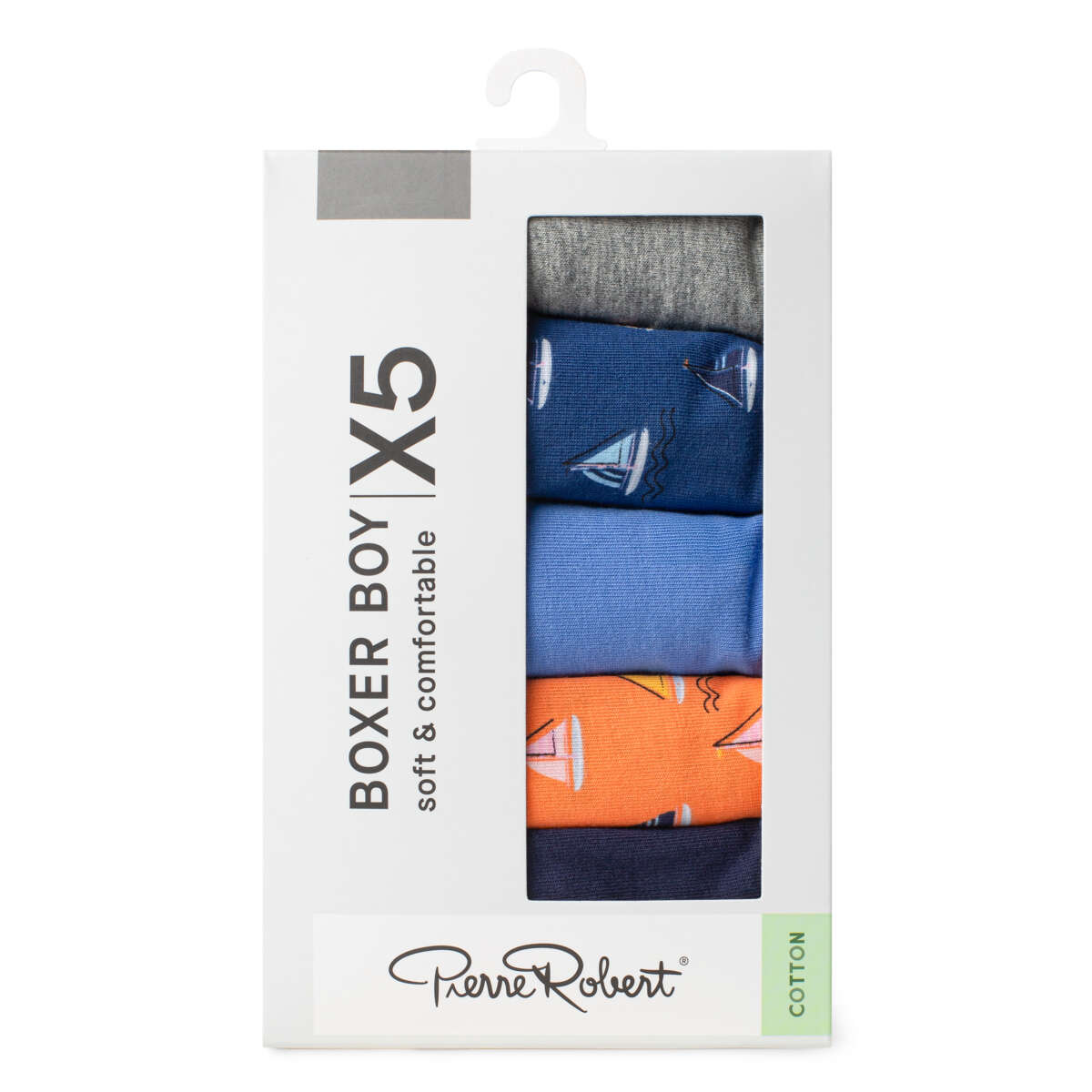 Pierre Robert Cotton boxer 5-pk barn