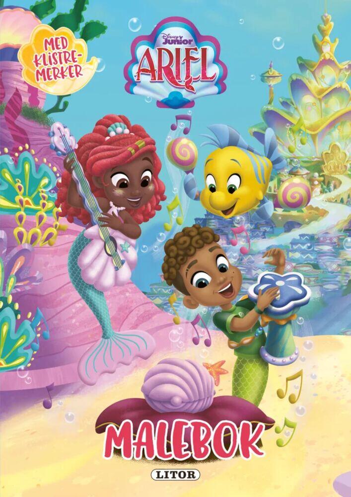 Disney Ariel malebok med klistremerker