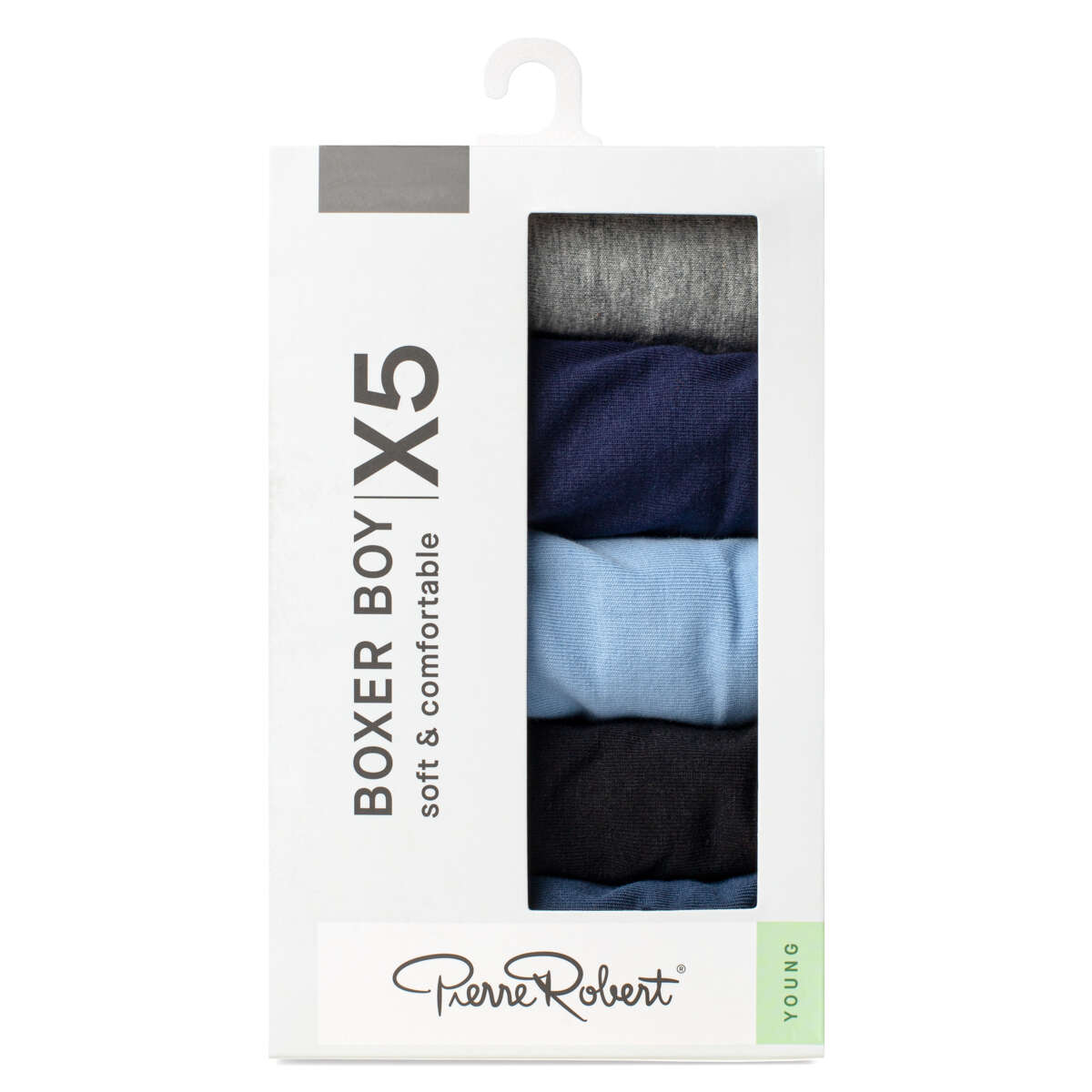 Pierre Robert Cotton boxer 5-pk junior