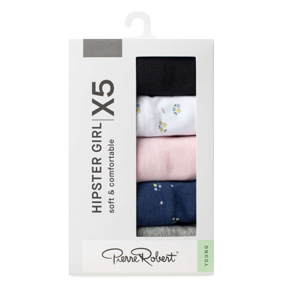 Pierre Robert Cotton hipstertruser 5-pk junior