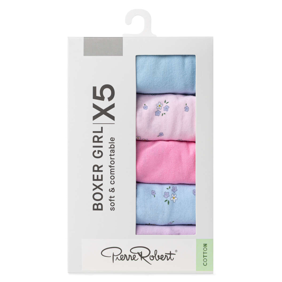 Pierre Robert Cotton boxertruser 5-pk barn